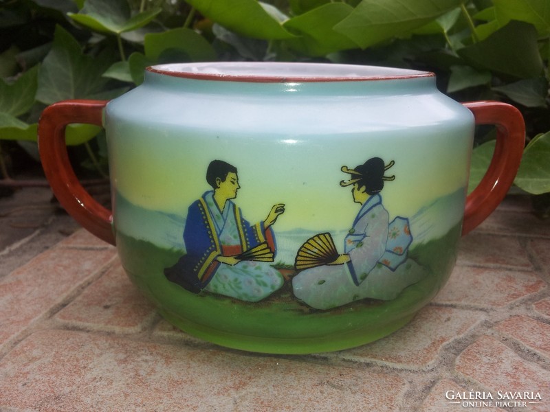 Japanese geisha tea set
