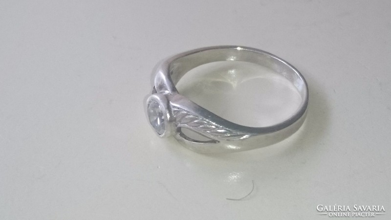 Ezüst cirkonköves gyűrű 925 