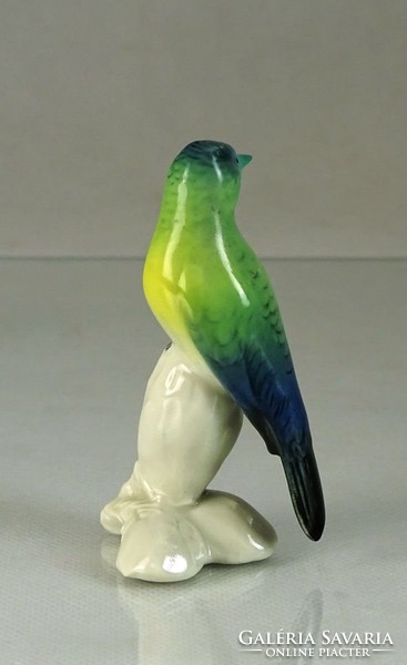 0K220 Régi Volkstedter porcelán madár figura