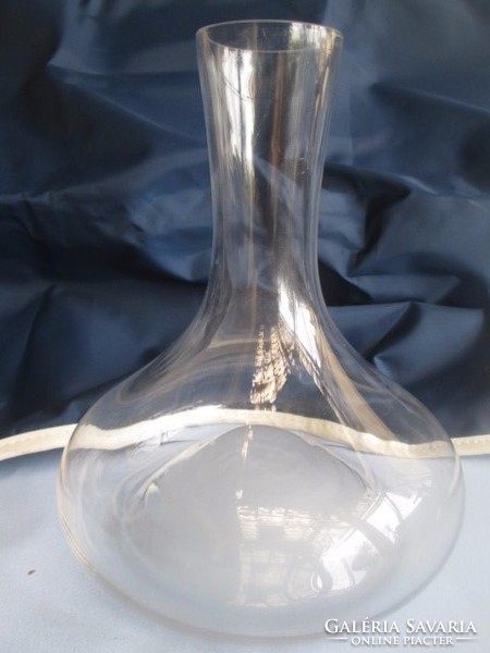 Art deco öblös kristályüveg váza nagyon modern