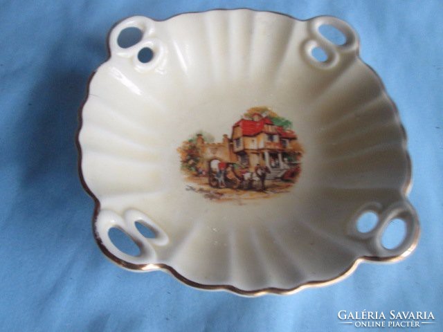 Crown Devon angol asztalközép kínáló porcelán tányér