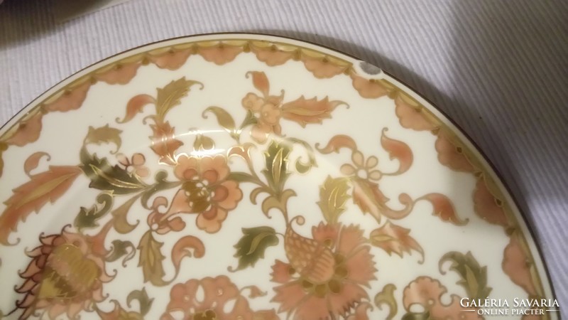Zsolnay régi Zsolnay tányér 1880 körül. 21 cm 