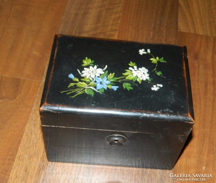 Antique hand-painted chest - box