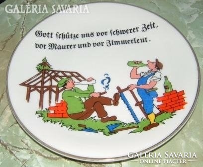Seltmann weiden bavaria rare humorous plate decorative plate