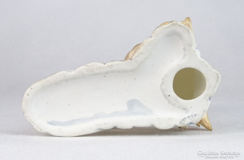 0M635 Hibátlan biszkvit porcelán hiúz figura 