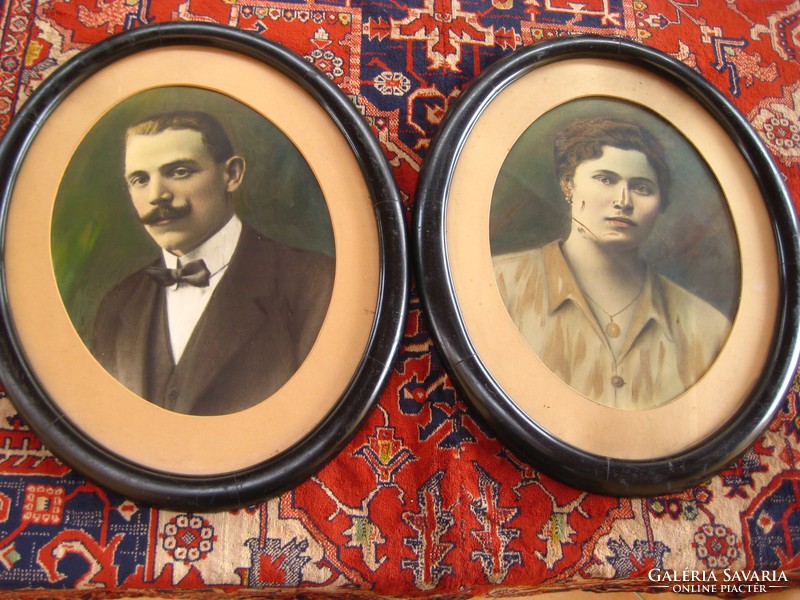 Couple painting from the late 1800s
