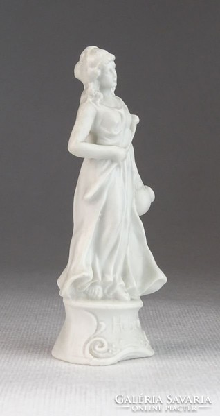 0N084 Régi Hébé ifjúságistennő porcelán szobor