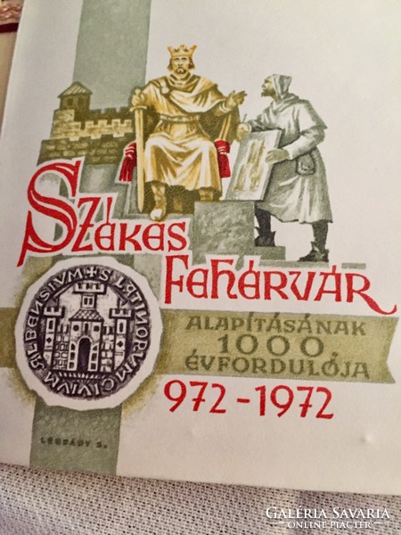 1000 éves Székesfehérvár elsőnapi boríték 1972-ből