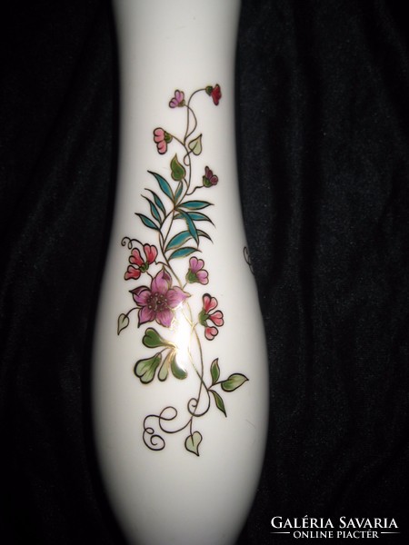 Zsolnay vase flawless 26 cm hand painting, with signature