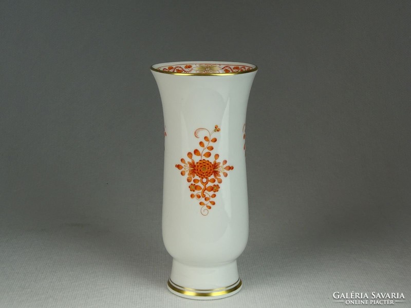 0N352 Antik kardos Meisseni porcelán váza