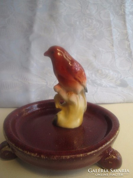 Nagyon szép cinege madárka porcelánból 10 cm-es