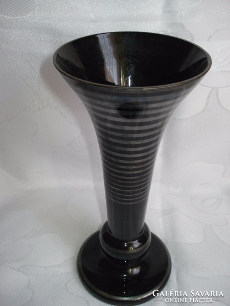 Art deco üveg váza