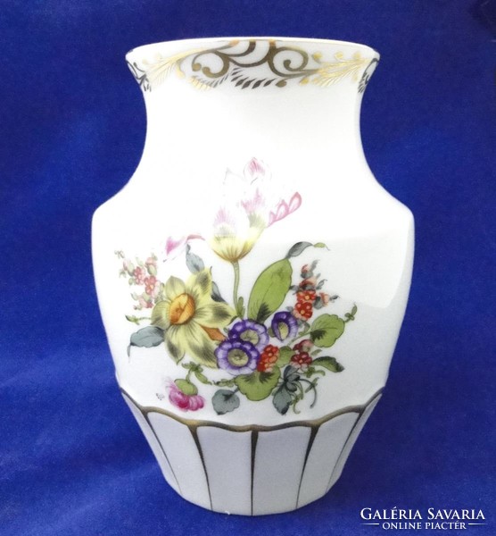 N150 Régi Herendi virágmintás váza