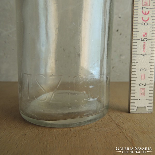 "Margitsziget" csatos kis ásványvizes üveg