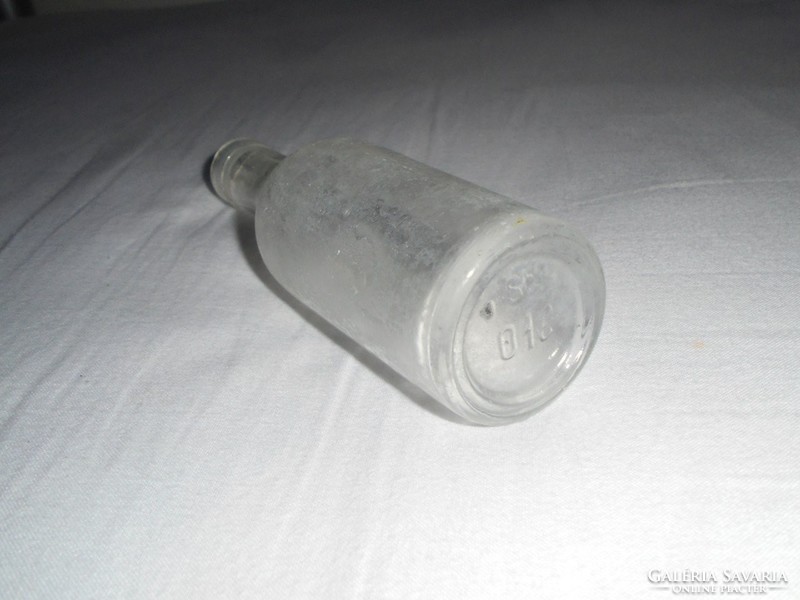 Antik kis üveg palack - alján jelzés - St. 0.1 L