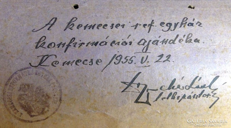 0H256 HŰ AZ ISTEN konfirmációs ajándék 1955
