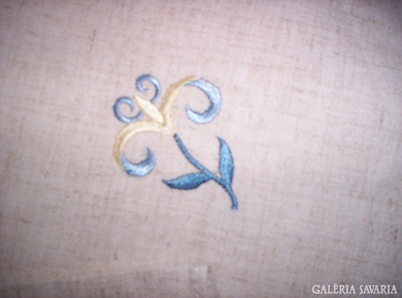 Linen, embroidered napkin 4 pcs x