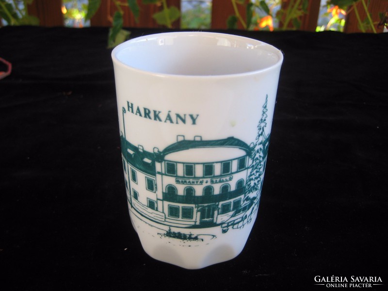 Zsolnay commemorative cup harkány, 70s