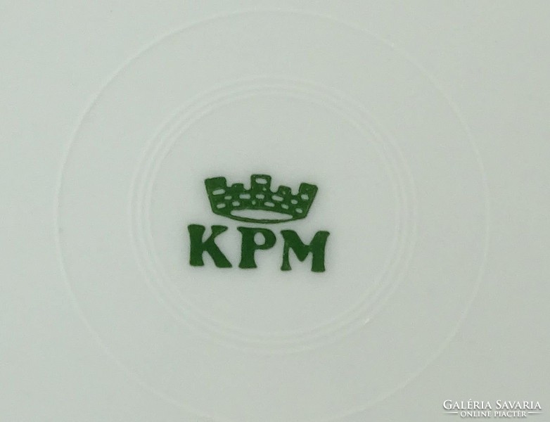 0O758 Régi német KPM porcelán süteményeskészlet