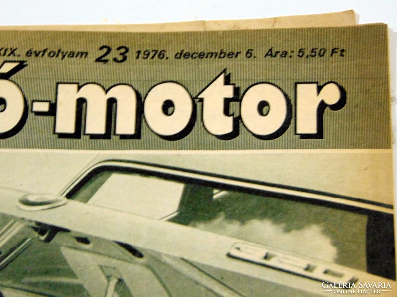 AUTÓ - MOTOR	1976	december		6		RÉGI ÚJSÁG	1068