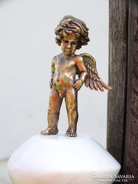Kis őrző Angyal  bronz szobor
