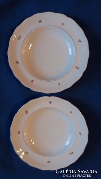 Zsolnay old deep plates (2 pieces)