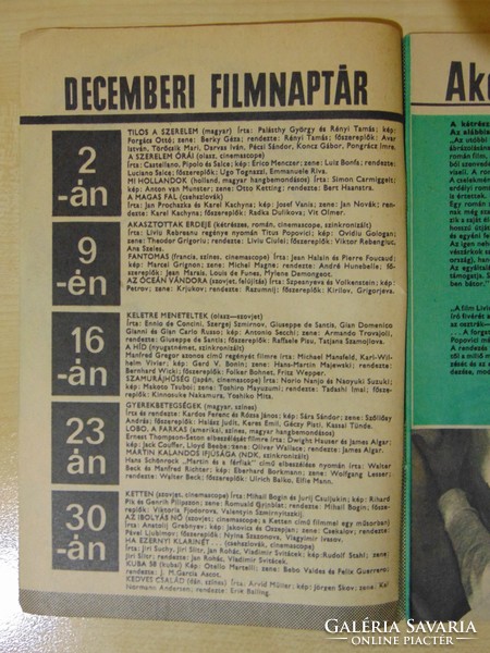 A MOKÉP KÉPES FILM HIRADÓJA				1965	december				RÉGI ÚJSÁG	1205