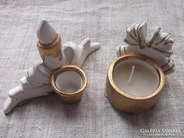 Ceramic decorative candle with candles for Christmas