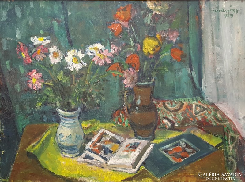 At the age of Szentgyörgy 1959 / tulip still life picture gallery