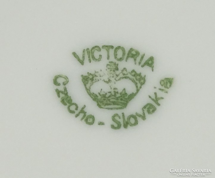 0P775 Régi pillangós Victoria porcelán bonbonier
