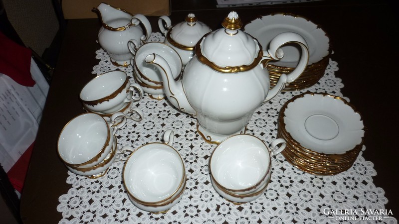 S/Weimar-i finom porcelán  teás-kávés készlet