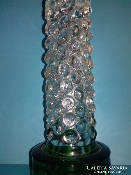 CSEH mid century Ladislav Palecek Skrdlovice modernista NAGY üveg váza 70-es évek