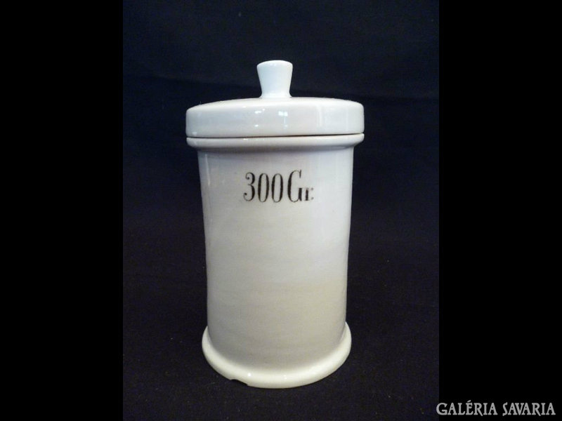 X970 A6 Antik porcelán patika tégely 300 Gr
