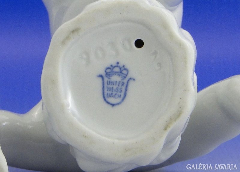 0A104 Unterweissbach porcelán kisfiú