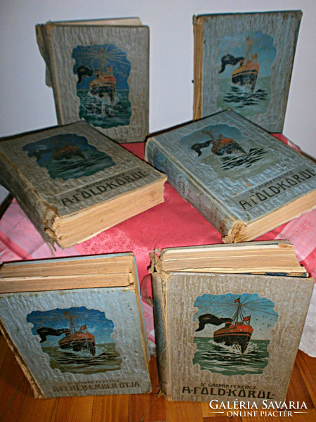 1908 Dr. Ferenc Gáspár: a journey around the earth 6 volumes