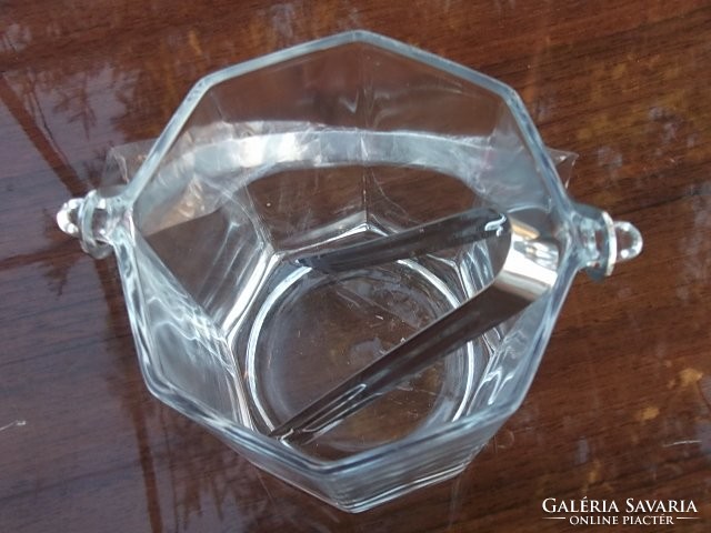 Ice bucket-ice bucket-champagne bucket-wine cooler with tweezers-new piece, also as a gift
