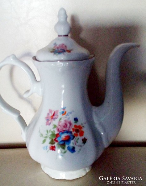 Coffee pot, spout, 15 cm to the top, 21 cm high with the top, perfect