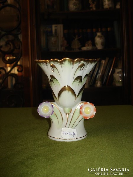 Herendi viktória mintás váza, 12,7cm