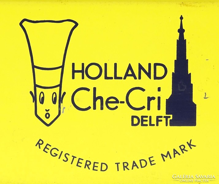 0P856 Holland Delft Cheese Crispies pléhdoboz