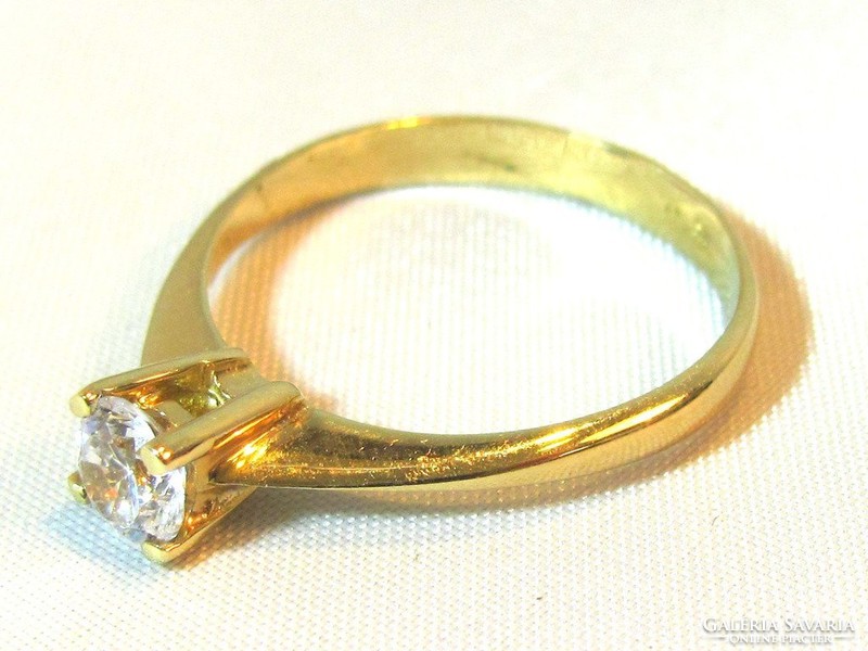 Női köves arany gyűrű(Kecs-Au58796)
