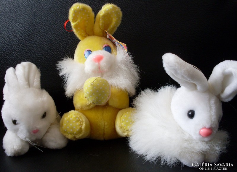 Plush bunnies for Easter, 7 pcs