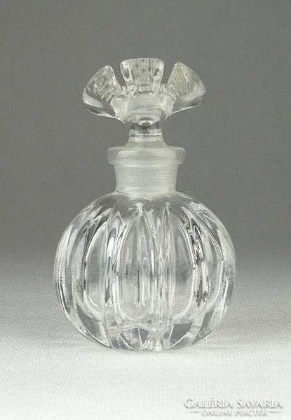 0Q071 Antik kisméretű madaras parfümös üvegcse