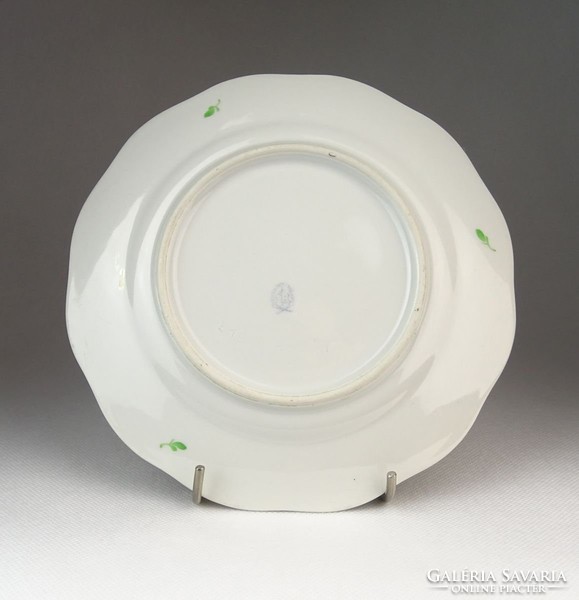 0Q278 Antik Herendi porcelán tányér 20.5 cm
