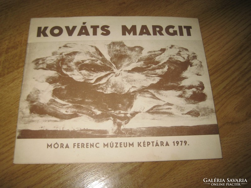 Szeged painter Margit Kováts, exhibition information, 1979