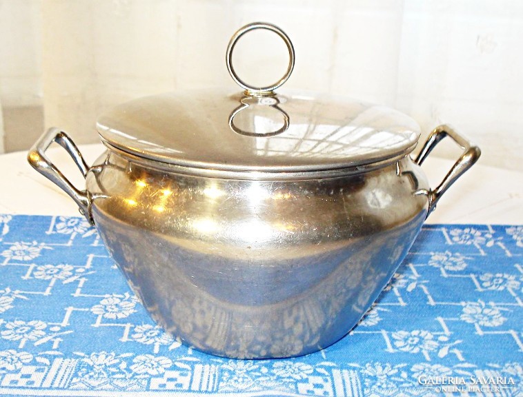 Berndorf, soup bowl with lid