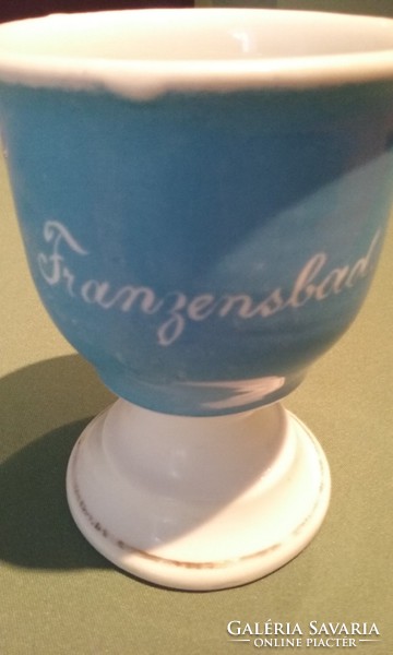 Antik Franzensbad ivópohár
