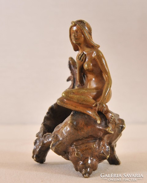 Szecessziós bronz kisplasztika, 1900 k.