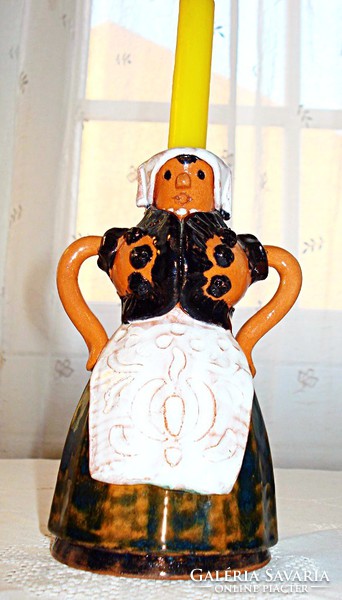 Feminine, Karcagi ceramic candle holder