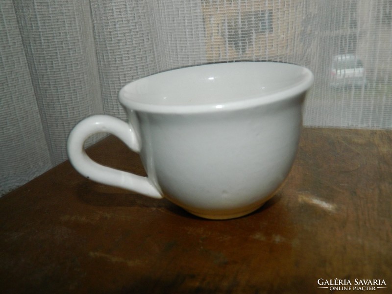 Antique puritan white porcelain wilhelmsburg made in austria coffee mug