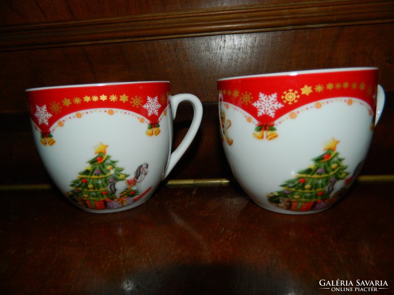Van w well weihnachtszauber sweet porcelain Christmas mug pair